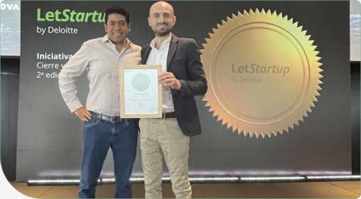 Reconocimiento LetStartup de Deloitte